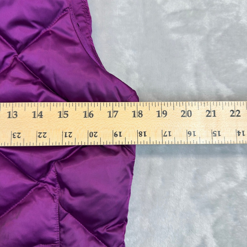 The North Face Vest Womens S Purple 550 Down Quilted Puffer Sleeveless Jacket - Picture 4 of 11